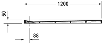 Mynd af Duravit sturtubotn Stonetto 1200x800mm