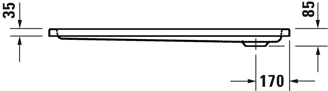 Mynd af Duravit sturtubotn D-Code 1200x900mm