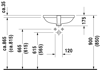 Mynd af Duravit handlaug D-Code 495x290mm undirlímd
