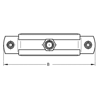 Mynd af MEFA Rörafesting Trabant 137-141mm 5"