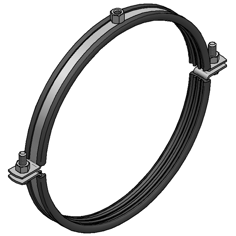 Mynd af MEFA Rörafesting ryðfrí 284mm