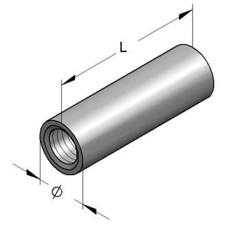 Mynd af MEFA Langrær hringlaga M12 40mm