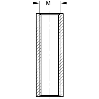 Mynd af MEFA Langrær hringlaga M12 40mm