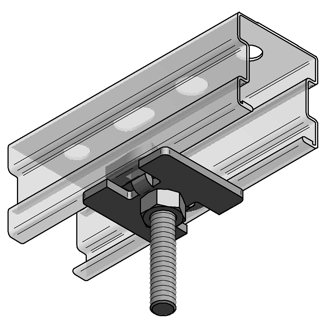 Mynd af MEFA Brautarbolti STEX35 M8 50mm