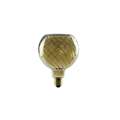 Mynd af LED-pera, Globe, Twisted-Grátt