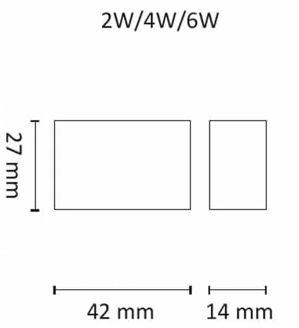 Mynd af Straumgjafi fyrir LED ljós 300mA/6W, dimmanlegt