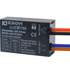 Mynd af Straumgjafi fyrir LED ljós 300mA/4W, dimmanlegt