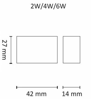 Mynd af Straumgjafi fyrir LED ljós 300mA/4W, dimmanlegt