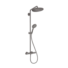 Mynd af Hansgrohe Croma Select S sturtusett m. blöndunartæki Svart burstað  króm