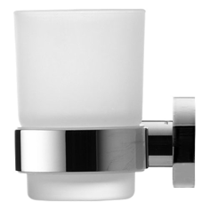 Mynd af Duravit D-Code glas á vegg Króm