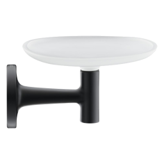 Mynd af Duravit Starck T sápuskál á vegg Svart Matt