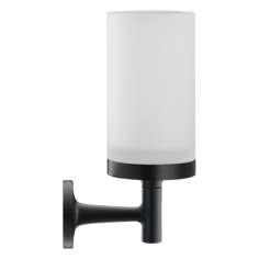 Mynd af Duravit Starck T tannburstaglas á vegg Svart Matt
