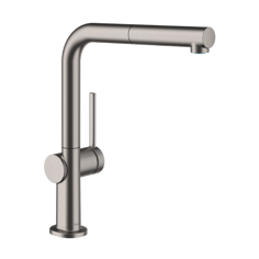 Mynd af Hansgrohe Talis M54 eldhústæki útdraganlegt Burstað svart króm