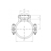 Mynd af Borbaula m/styrkingu 1/2" x 50mm