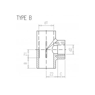 Mynd af PVC Minnkunar Té 140 x 110mm