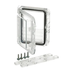 Mynd af Gluggi f/plastk. L04 96x77mm