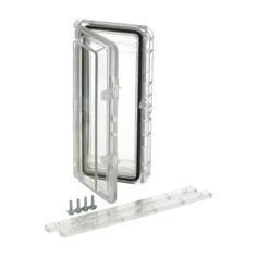 Mynd af Gluggi f/plastk. L08 162x77mm