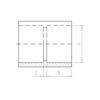 Mynd af PVC Múffa 250mm