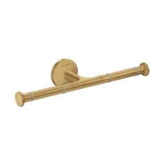 Mynd af AXOR Universal Circular rúlluhaldarI tvöfaldur Burstað brass
