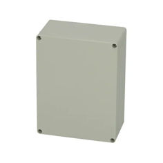 Mynd af Box ABS grátt lok 201x151x 80