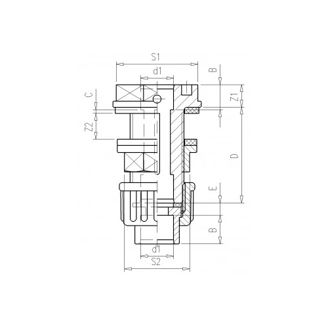 Mynd af PVC Tankatengi m/Union 2 1/4"