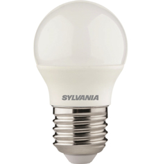 Mynd af LED E27 kúlupera frá Sylvania, ódimmanleg