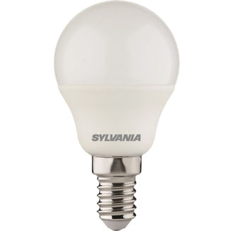 Mynd af LED E14 kúlupera frá Sylvania, ódimmanleg