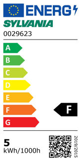 Mynd af LED E14 kúlupera frá Sylvania, ódimmanleg