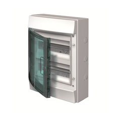 Mynd af Greinitafla áfelld Mistral 2x12 gr. IP65