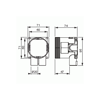 Mynd af Rofadós ABB 73mm 2x20mm stútar