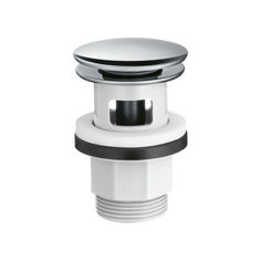 Mynd af Hansgrohe botnventill með smellu Króm