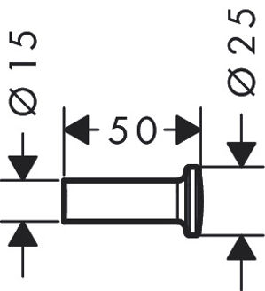 Mynd af AXOR Universal Circular snagi Króm