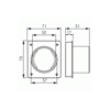 Mynd af Plötuhólkur ABB 1x50mm