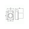 Mynd af Plötuhólkur ABB 1x25mm