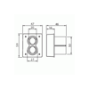Mynd af Plötuhólkur ABB 2x20mm