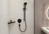 Mynd af Hansgrohe AddStoris hornhilla í sturtu Svartur matt
