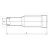 Mynd af Hringhulsa 0,75-1,5mm² Rautt