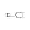 Mynd af Flathulsa m/grein. 0,75-1,5mm²