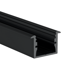 Mynd af Álprófíll M-Line Innfelldur 21x26mm Sv.