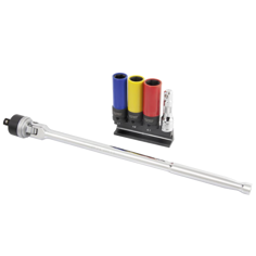 Mynd af Kraftwerk felgutoppar 17-21mm m. átaksskafti Sett