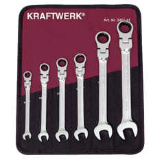 Mynd af Kraftwerk skralllyklasett 8-19mm 6stk