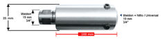 Mynd af Framlenging 100mm Weldon