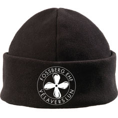 Mynd af Húfa fleece "Sailor cap" svört m.logo