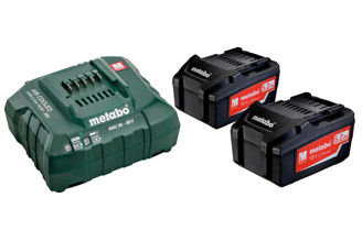 Mynd af Rafhlöðusett: 2x 5,2Ah + hleðslutæki