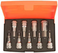 Mynd af Sexkant-toppasett 1/2" 4-17mm