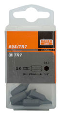 Mynd af Skrúfbiti TR9 L25 mm Torx m.gati 5 í pak
