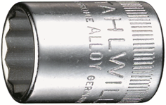 Mynd af Toppur 1/4" drif 12punkta