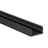 Mynd af PROLED álprófill SU-Line LOW 16x8mm 2m Svartur