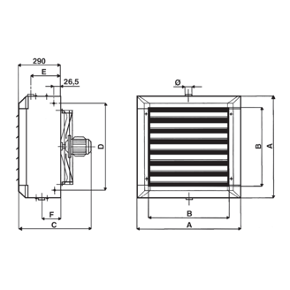 Mynd af Sabiana Atlas vatnshitablásari AS-ECM 33 15,1kW