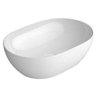 Mynd af GSI Pura handlaug 50x35cm Hvítur
